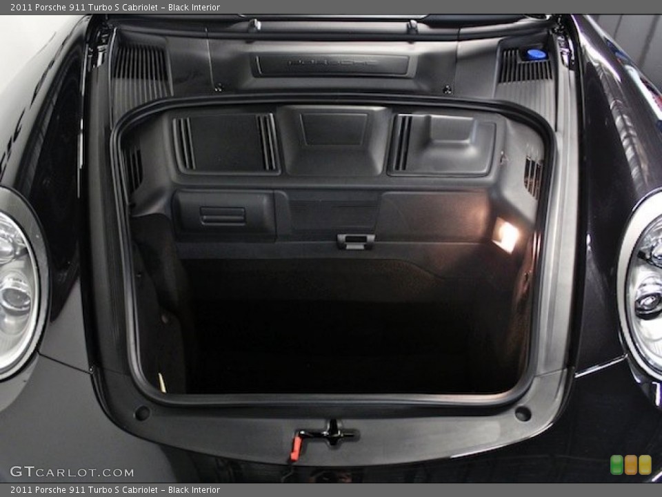Black Interior Trunk for the 2011 Porsche 911 Turbo S Cabriolet #83716195