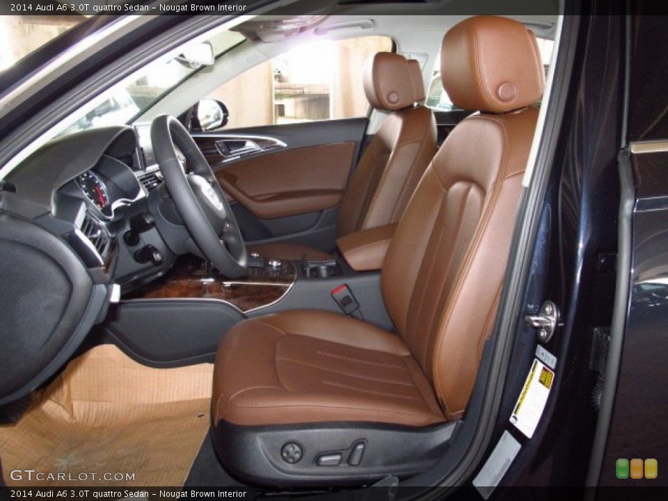 Nougat Brown Interior Photo for the 2014 Audi A6 3.0T quattro Sedan #83716339
