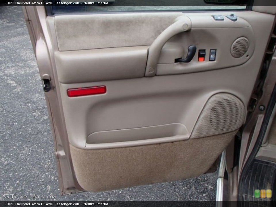 Neutral Interior Door Panel for the 2005 Chevrolet Astro LS AWD Passenger Van #83716729