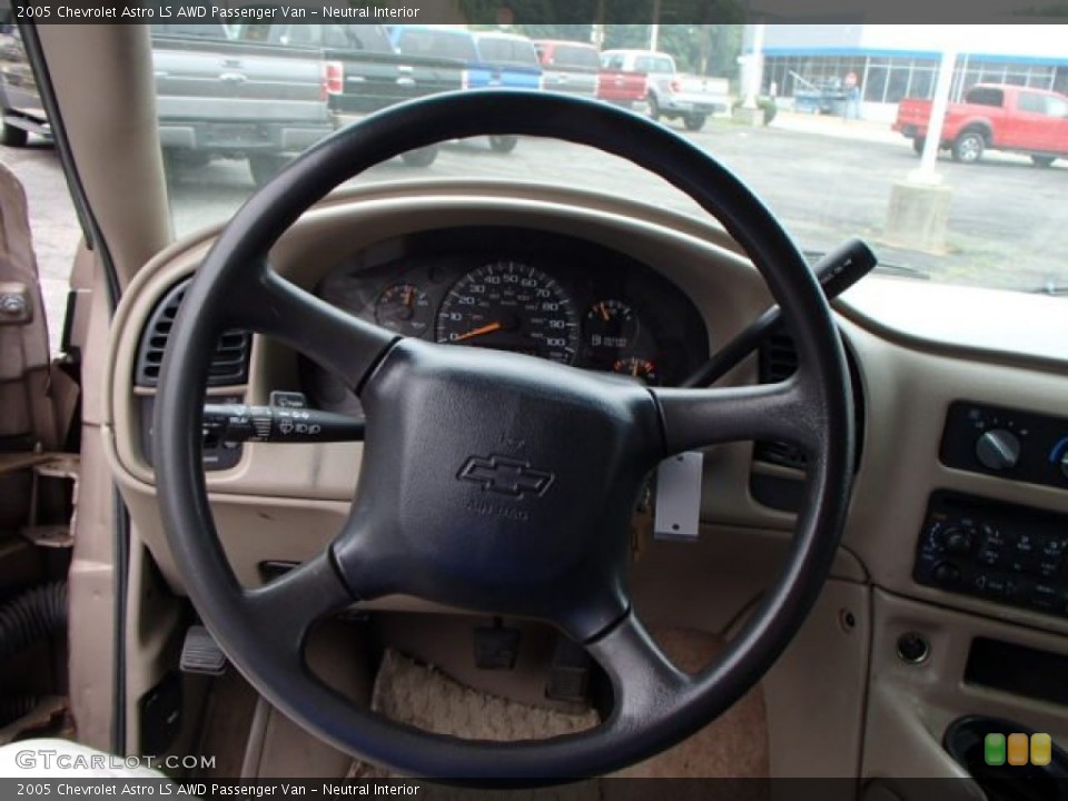 Neutral Interior Steering Wheel for the 2005 Chevrolet Astro LS AWD Passenger Van #83716863