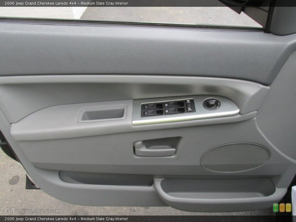 Medium Slate Gray Interior Door Panel for the 2006 Jeep Grand Cherokee Laredo 4x4 #83716954