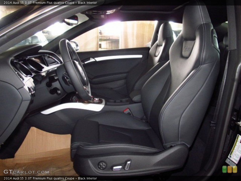 Black Interior Photo for the 2014 Audi S5 3.0T Premium Plus quattro Coupe #83717131