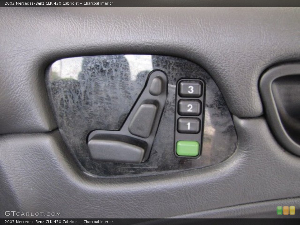 Charcoal Interior Controls for the 2003 Mercedes-Benz CLK 430 Cabriolet #83719675