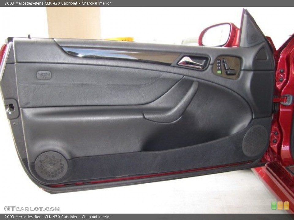 Charcoal Interior Door Panel for the 2003 Mercedes-Benz CLK 430 Cabriolet #83719804