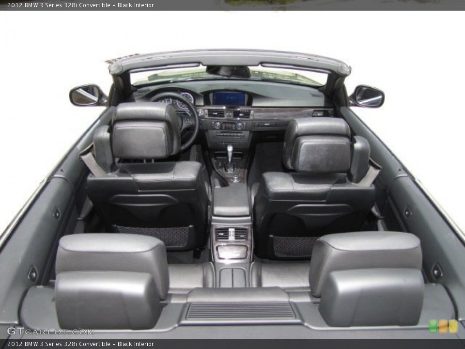 Black Interior Photo for the 2012 BMW 3 Series 328i Convertible #83721157