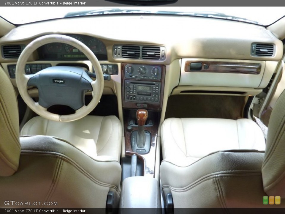 Beige Interior Dashboard for the 2001 Volvo C70 LT Convertible #83721712
