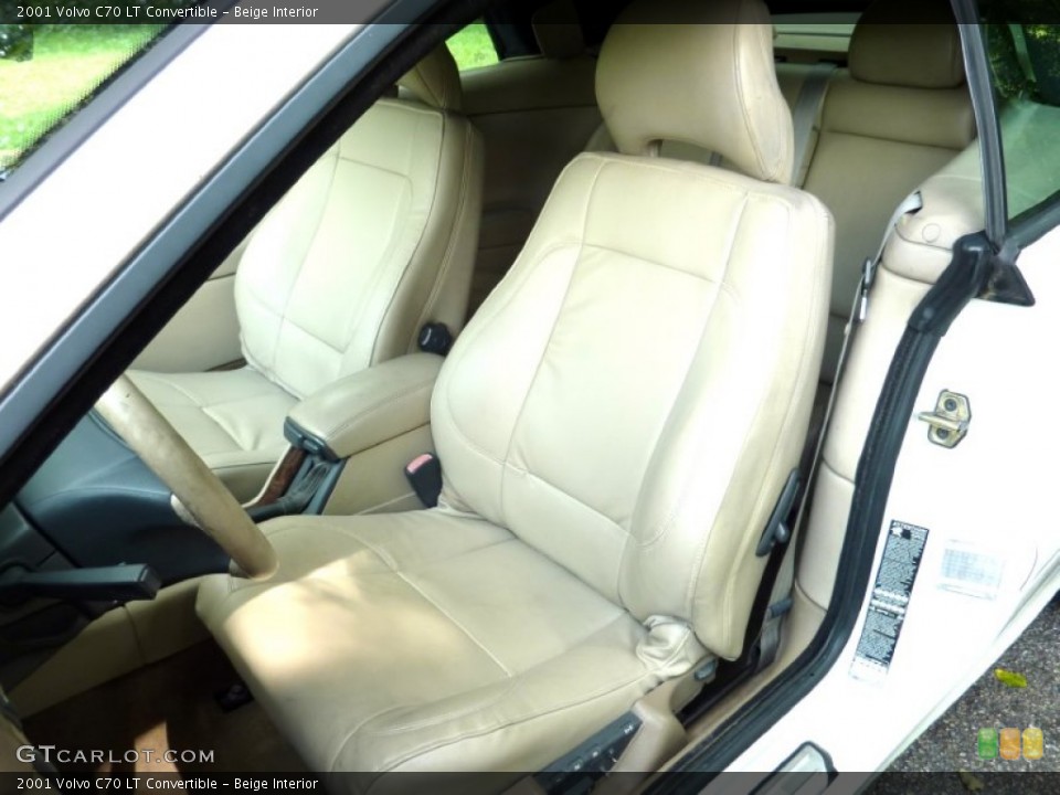 Beige Interior Front Seat for the 2001 Volvo C70 LT Convertible #83721775