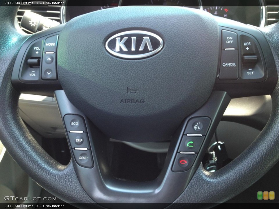 Gray Interior Controls for the 2012 Kia Optima LX #83723074