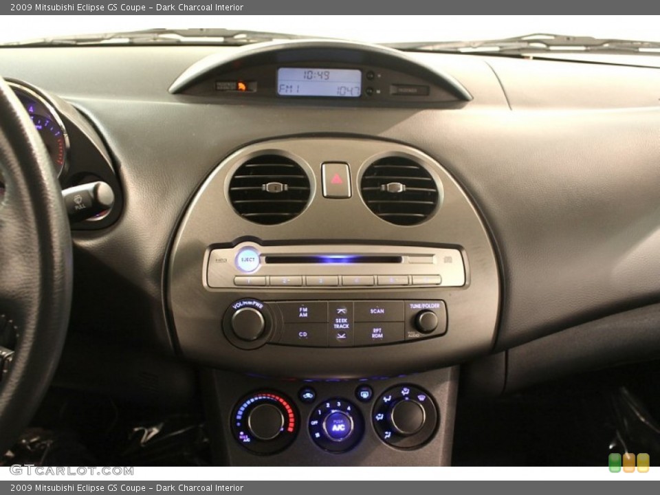 Dark Charcoal Interior Controls for the 2009 Mitsubishi Eclipse GS Coupe #83725666