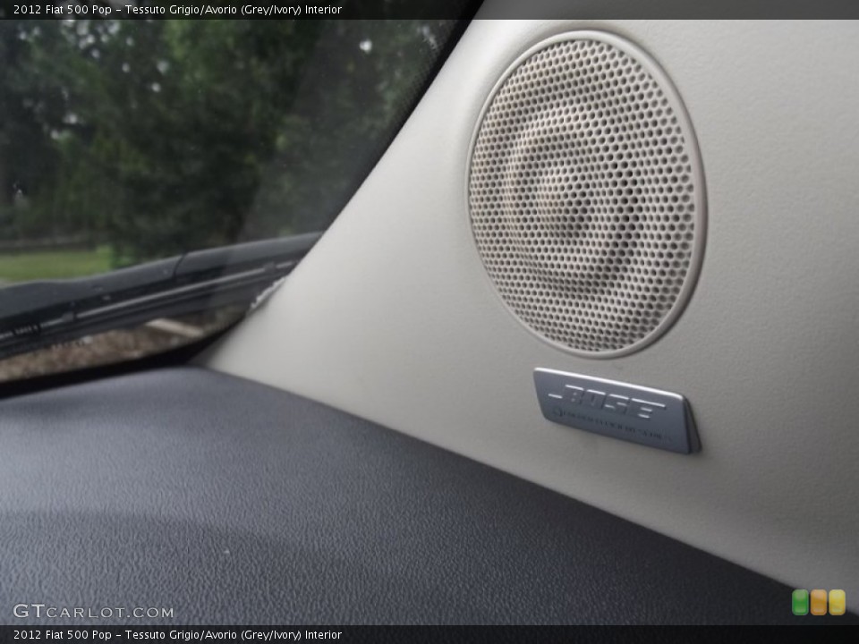 Tessuto Grigio/Avorio (Grey/Ivory) Interior Audio System for the 2012 Fiat 500 Pop #83728930
