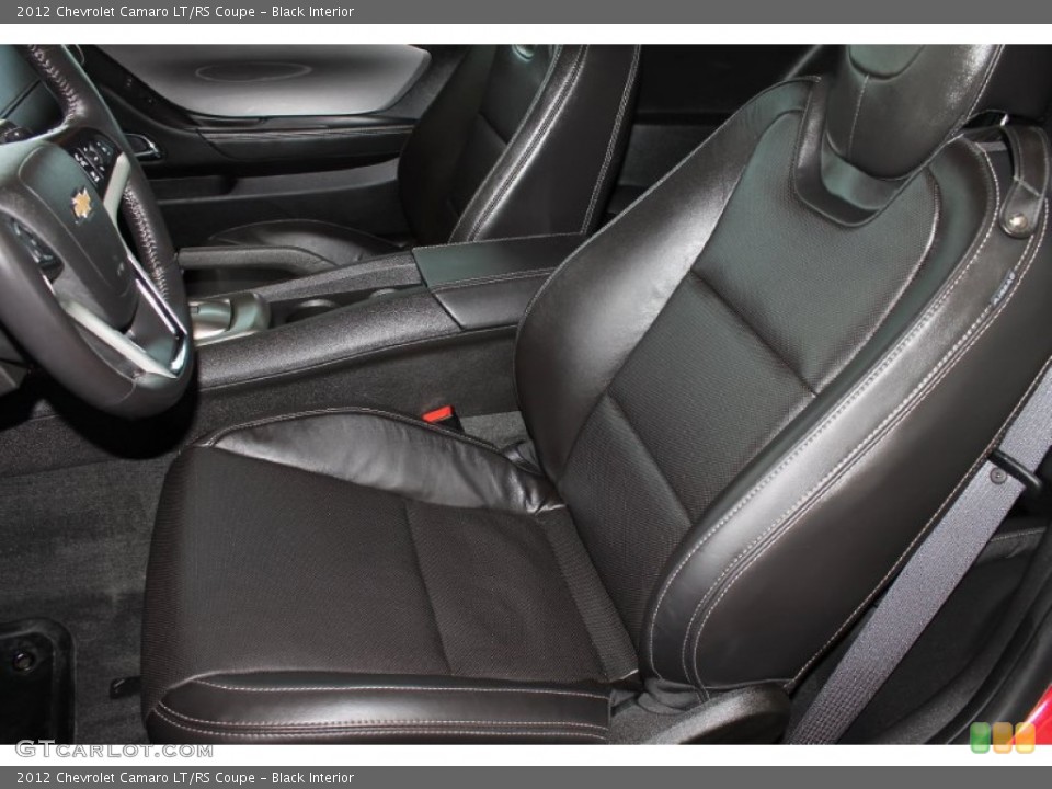 Black Interior Front Seat for the 2012 Chevrolet Camaro LT/RS Coupe #83730355