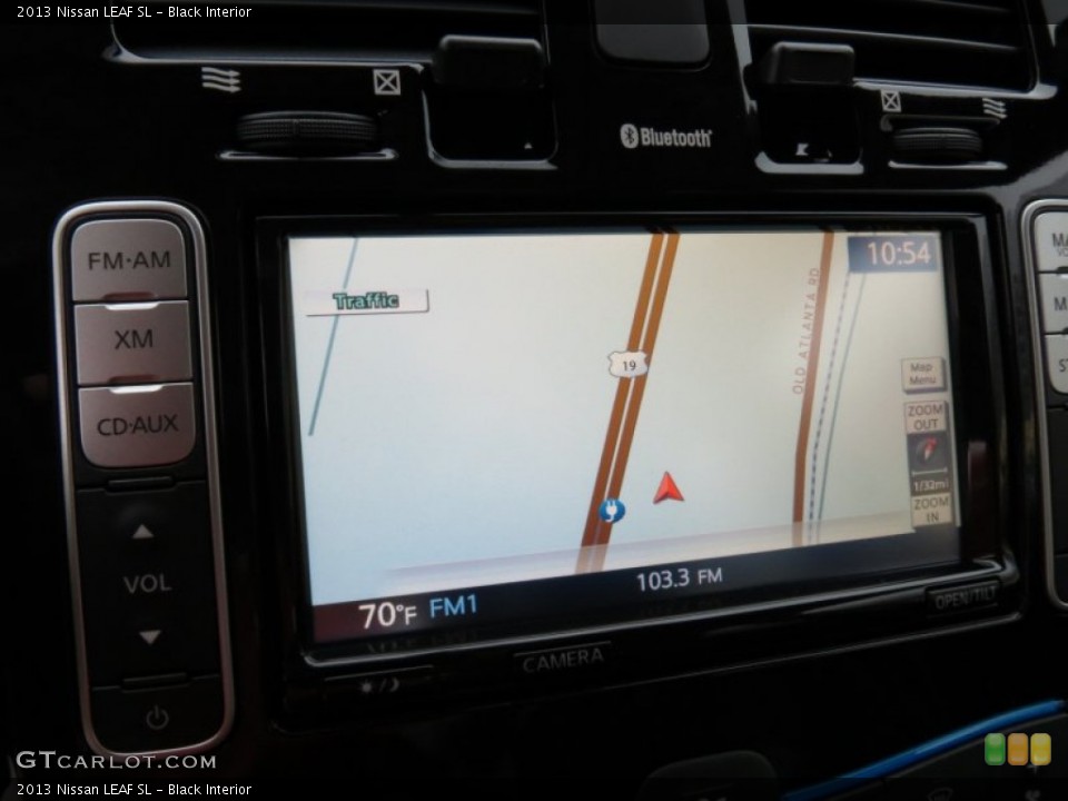 Black Interior Navigation for the 2013 Nissan LEAF SL #83730730