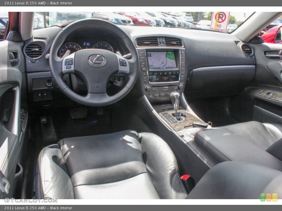 Black Interior Photo for the 2011 Lexus IS 250 AWD #83734567
