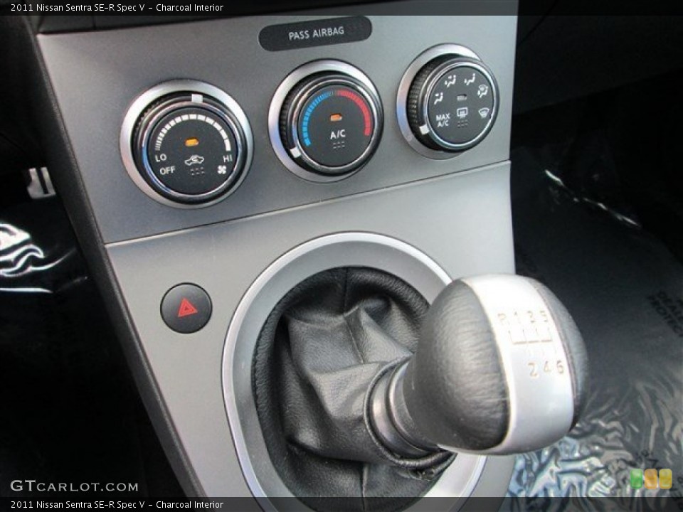 Charcoal Interior Transmission for the 2011 Nissan Sentra SE-R Spec V #83741593