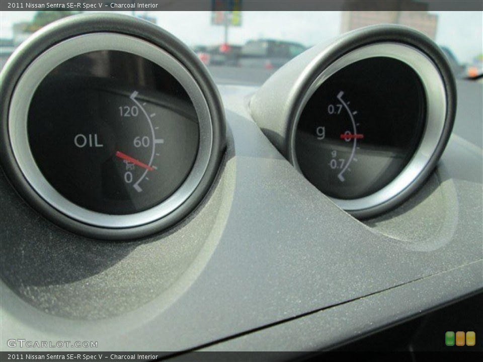 Charcoal Interior Gauges for the 2011 Nissan Sentra SE-R Spec V #83741662