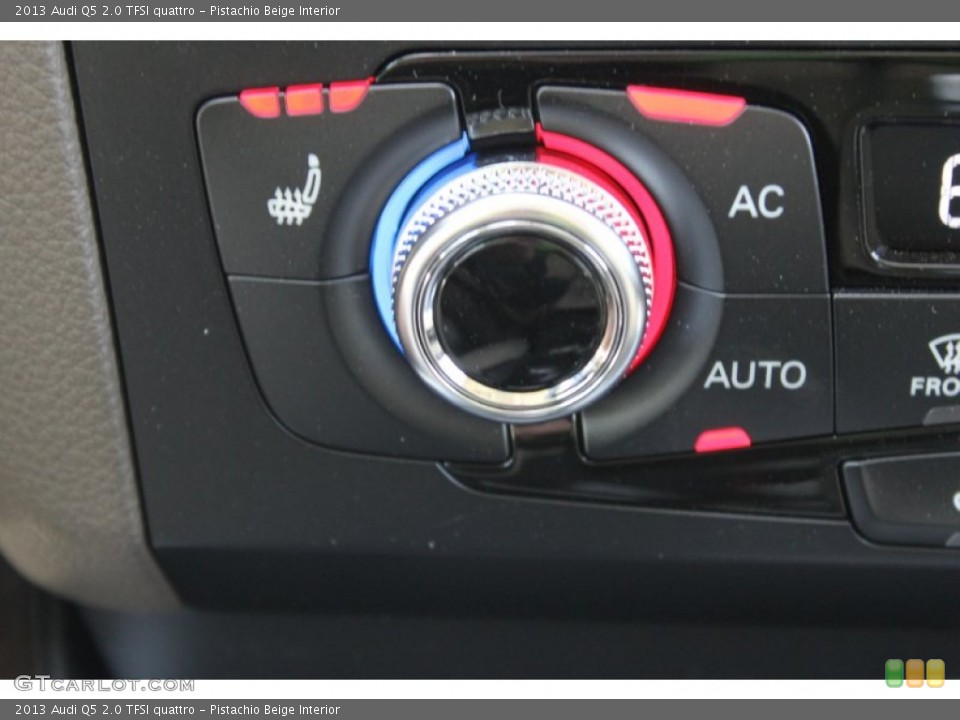 Pistachio Beige Interior Controls for the 2013 Audi Q5 2.0 TFSI quattro #83742814