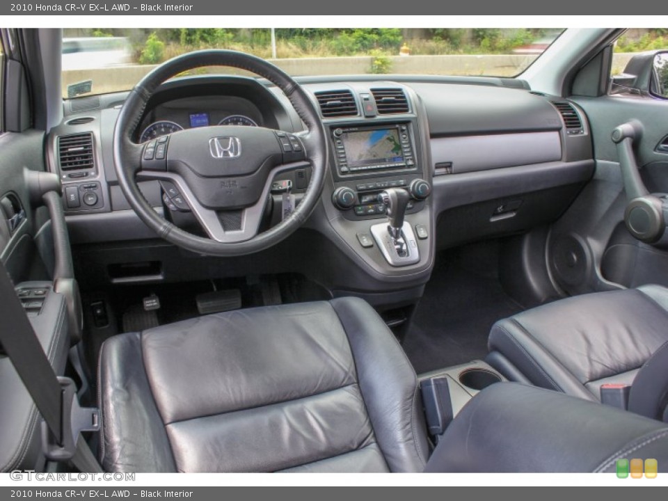 Black Interior Photo for the 2010 Honda CR-V EX-L AWD #83743474
