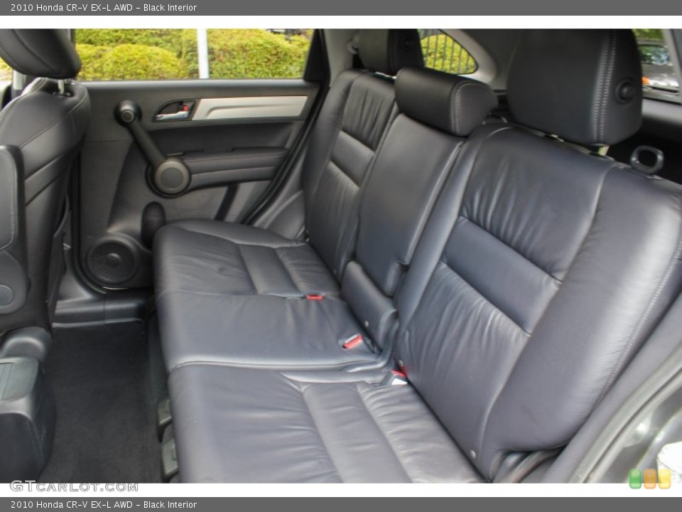 Black Interior Rear Seat for the 2010 Honda CR-V EX-L AWD #83743495