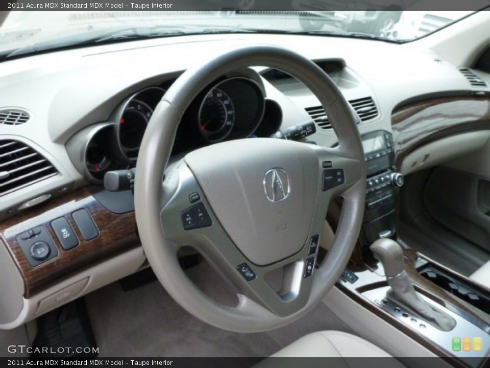 Taupe Interior Steering Wheel for the 2011 Acura MDX  #83744131