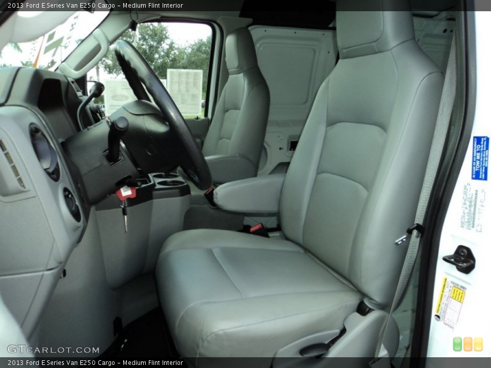 Medium Flint Interior Front Seat for the 2013 Ford E Series Van E250 Cargo #83747755