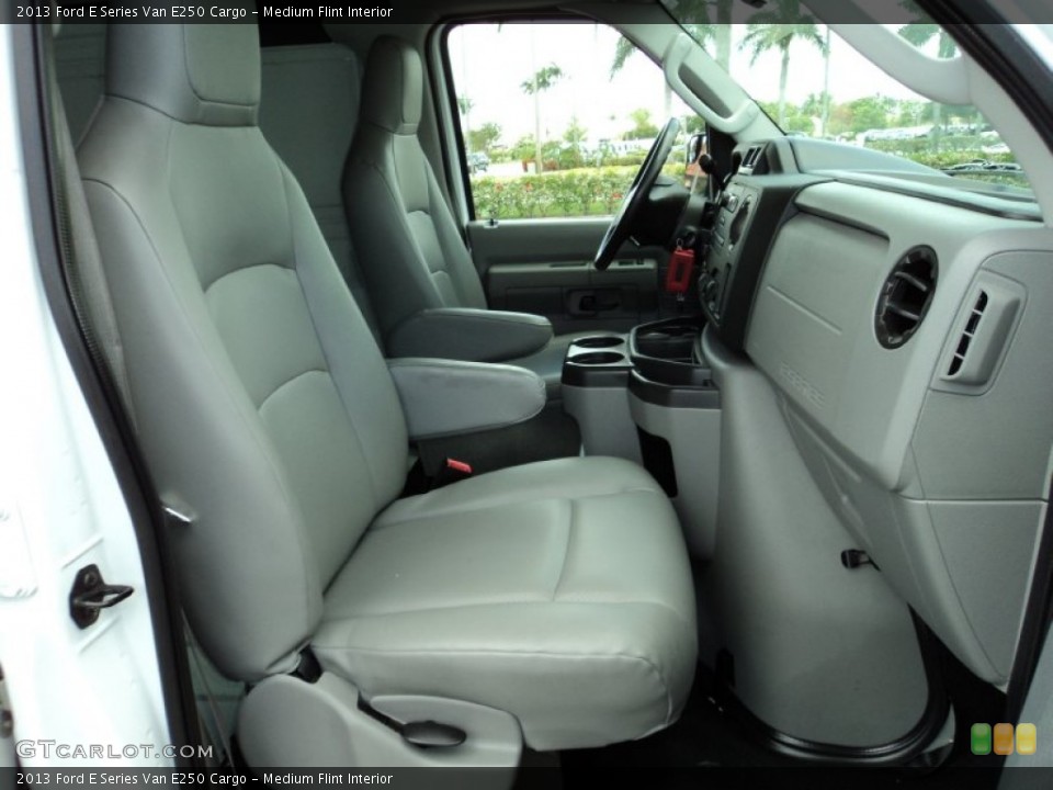 Medium Flint Interior Front Seat for the 2013 Ford E Series Van E250 Cargo #83747803