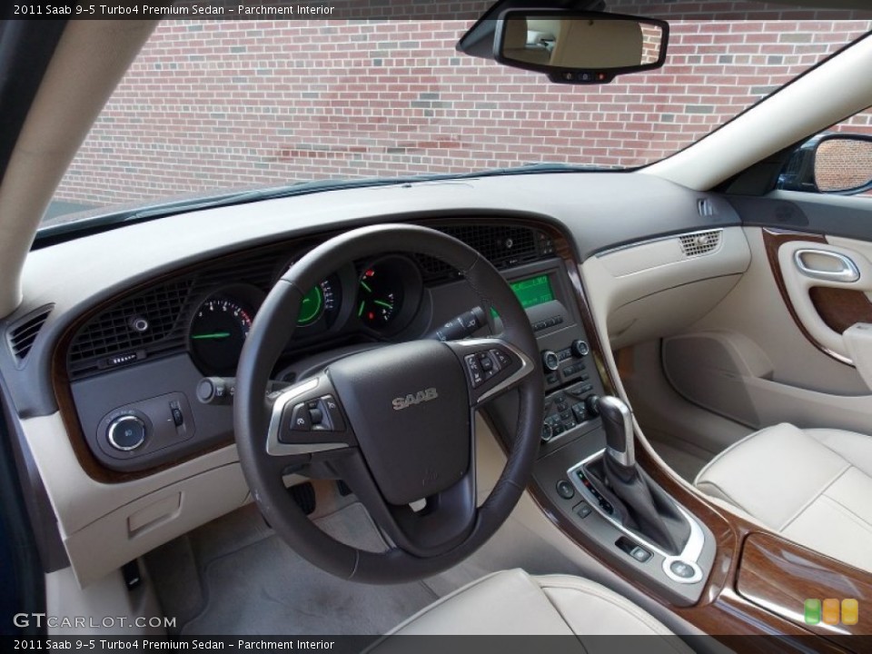 Parchment Interior Prime Interior for the 2011 Saab 9-5 Turbo4 Premium Sedan #83749192