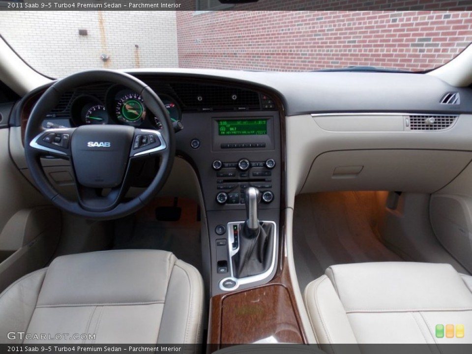 Parchment Interior Dashboard for the 2011 Saab 9-5 Turbo4 Premium Sedan #83749216