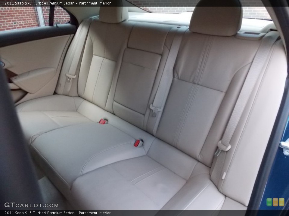 Parchment Interior Rear Seat for the 2011 Saab 9-5 Turbo4 Premium Sedan #83749267