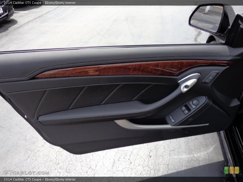 Ebony/Ebony Interior Door Panel for the 2014 Cadillac CTS Coupe #83752255