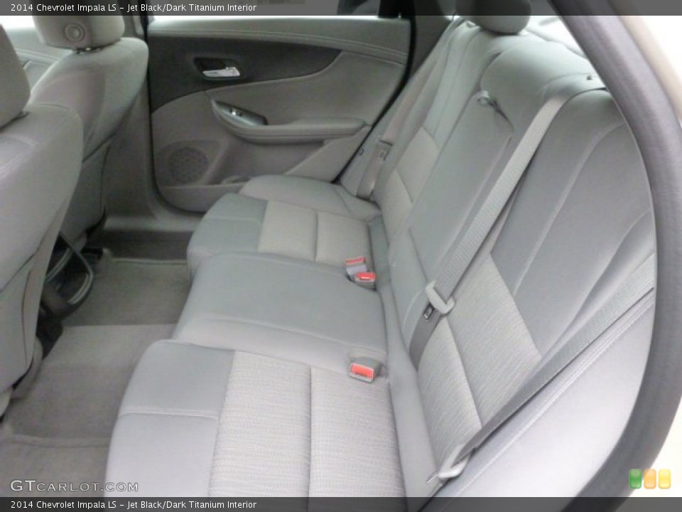 Jet Black/Dark Titanium Interior Rear Seat for the 2014 Chevrolet Impala LS #83753290