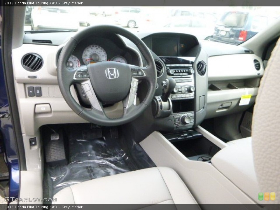 Gray Interior Prime Interior for the 2013 Honda Pilot Touring 4WD #83753446