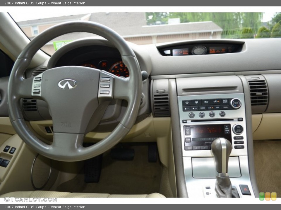 Wheat Beige Interior Dashboard for the 2007 Infiniti G 35 Coupe #83755807