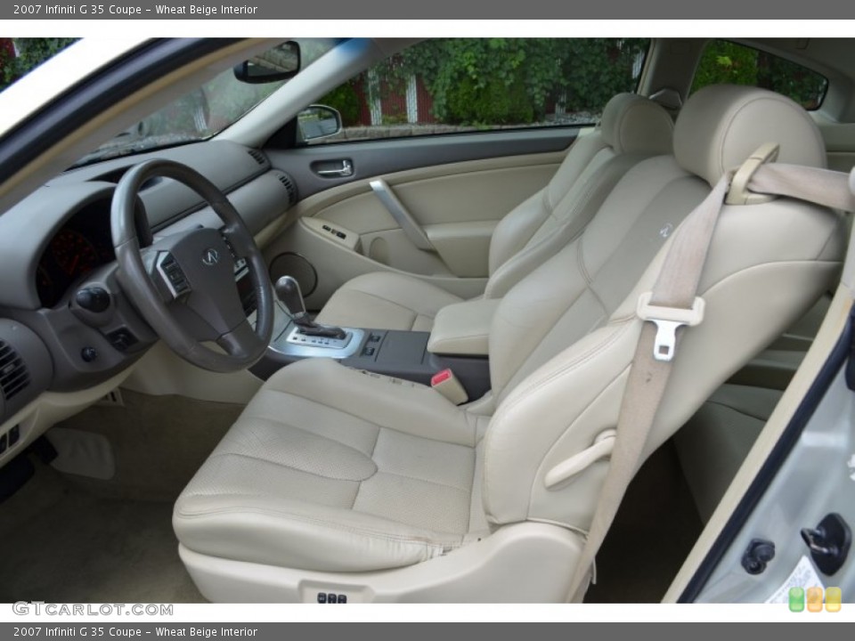 Wheat Beige Interior Photo for the 2007 Infiniti G 35 Coupe #83755888