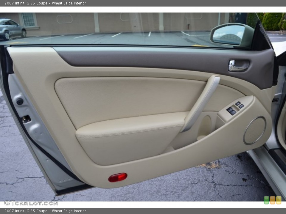 Wheat Beige Interior Door Panel for the 2007 Infiniti G 35 Coupe #83755984