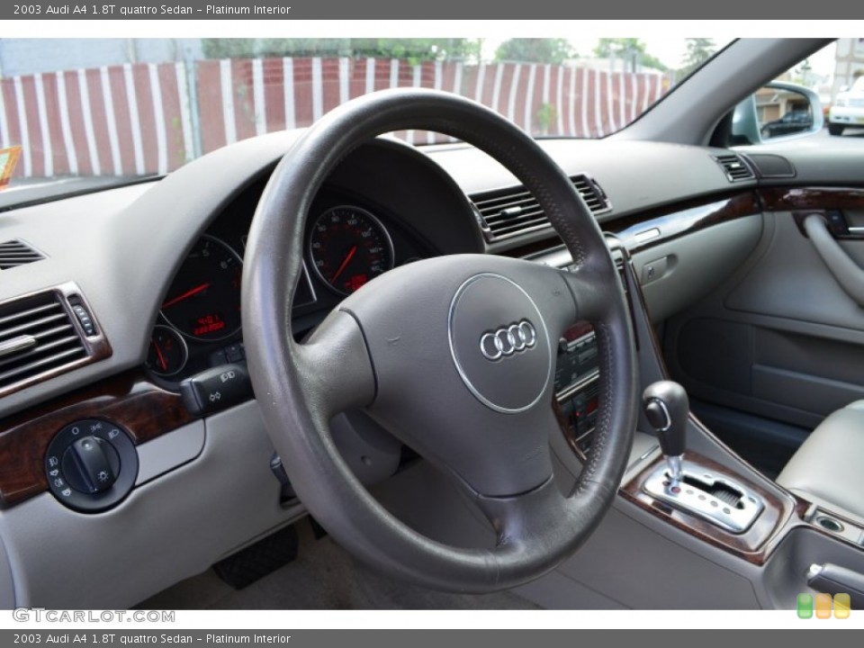 Platinum Interior Steering Wheel for the 2003 Audi A4 1.8T quattro Sedan #83756368