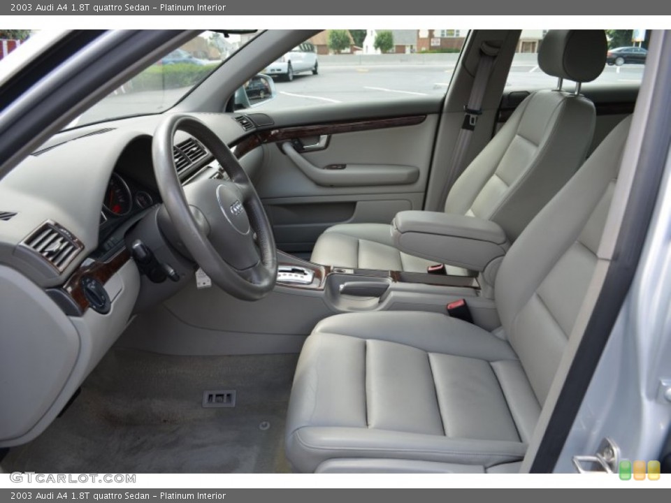 Platinum Interior Photo for the 2003 Audi A4 1.8T quattro Sedan #83756410