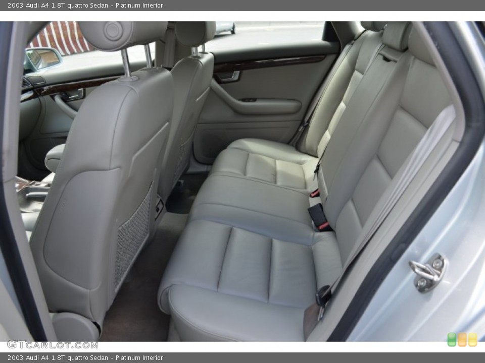 Platinum Interior Rear Seat for the 2003 Audi A4 1.8T quattro Sedan #83756434