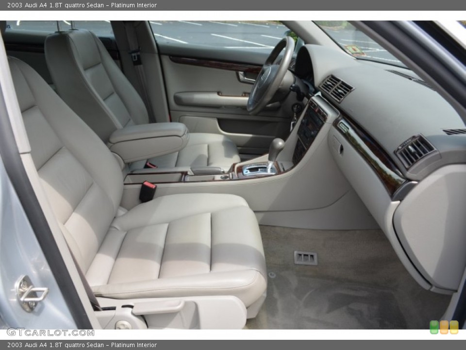 Platinum Interior Front Seat for the 2003 Audi A4 1.8T quattro Sedan #83756461