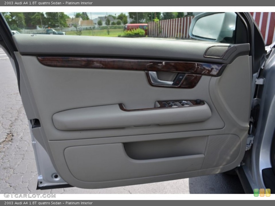 Platinum Interior Door Panel for the 2003 Audi A4 1.8T quattro Sedan #83756509