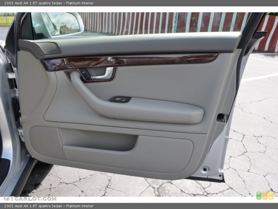 Platinum Interior Door Panel for the 2003 Audi A4 1.8T quattro Sedan #83756557