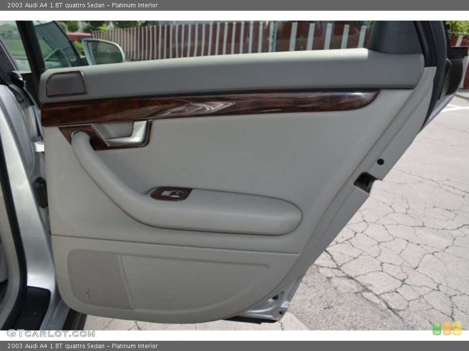 Platinum Interior Door Panel for the 2003 Audi A4 1.8T quattro Sedan #83756580