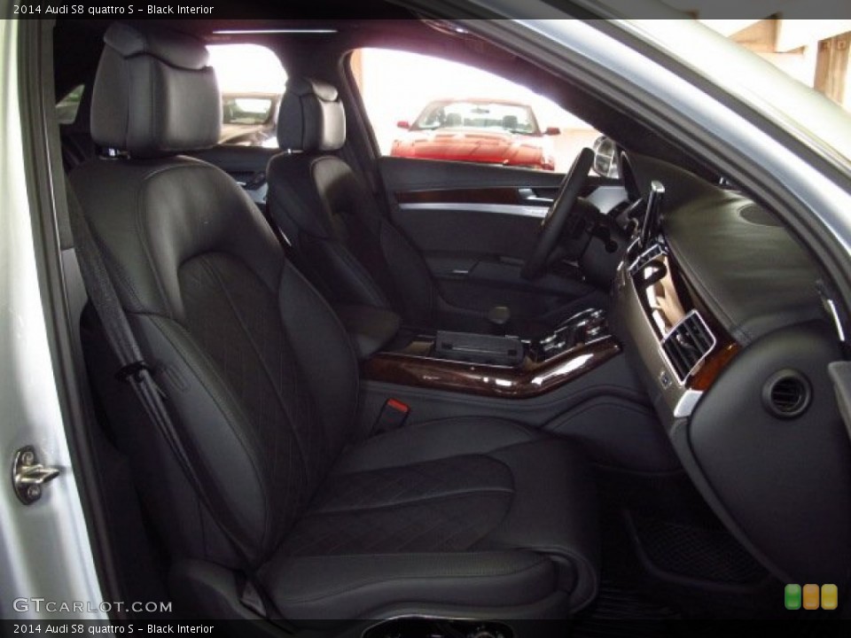 Black Interior Front Seat for the 2014 Audi S8 quattro S #83756830