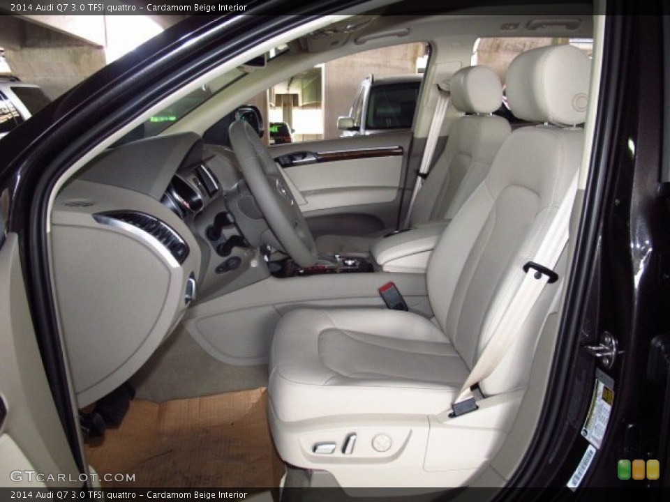Cardamom Beige Interior Photo for the 2014 Audi Q7 3.0 TFSI quattro #83757616