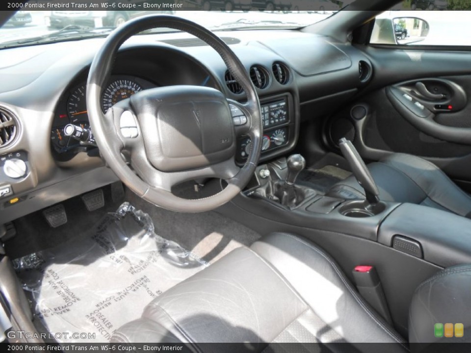 Ebony 2000 Pontiac Firebird Interiors