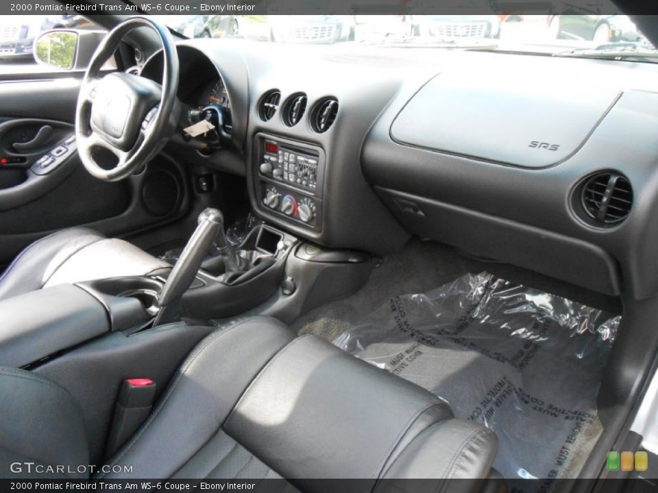 Ebony Interior Dashboard for the 2000 Pontiac Firebird Trans Am WS-6 Coupe #83759137
