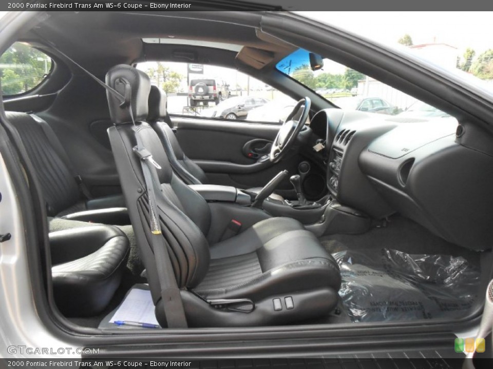Ebony Interior Photo for the 2000 Pontiac Firebird Trans Am WS-6 Coupe #83759158