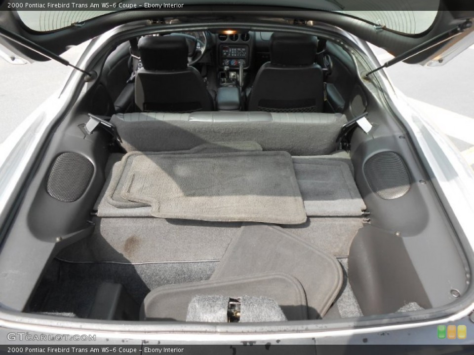 Ebony Interior Trunk for the 2000 Pontiac Firebird Trans Am WS-6 Coupe #83759224