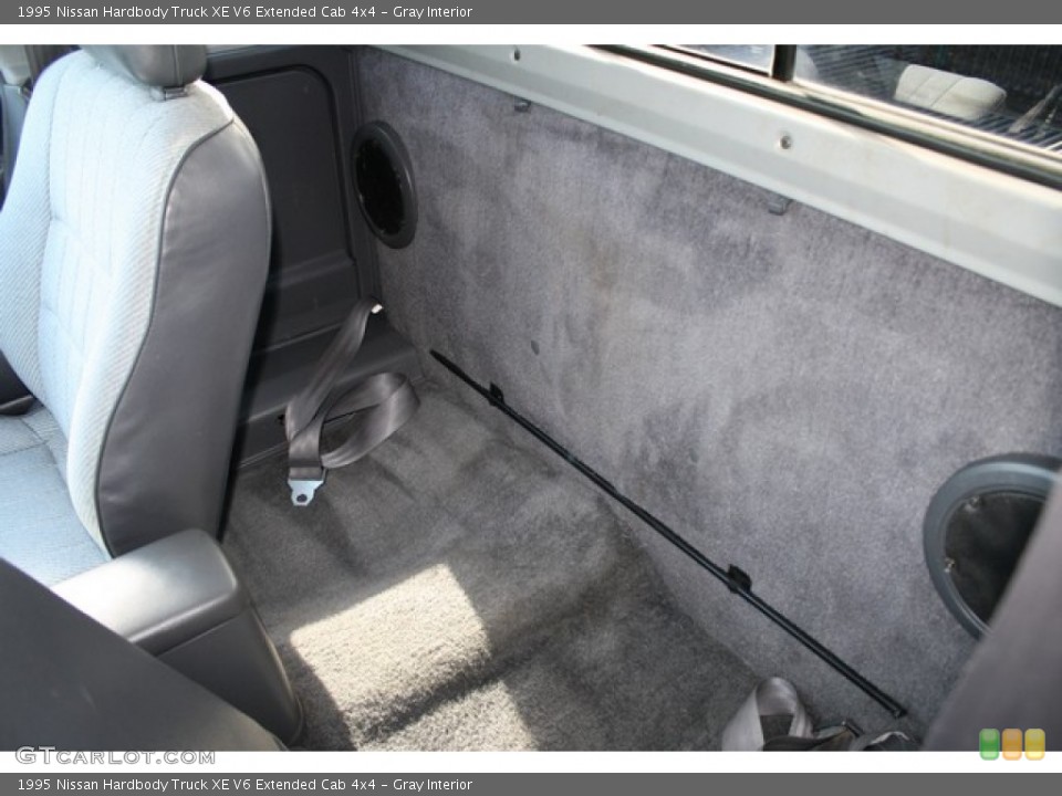Gray Interior Rear Seat For The 1995 Nissan Hardbody Truck