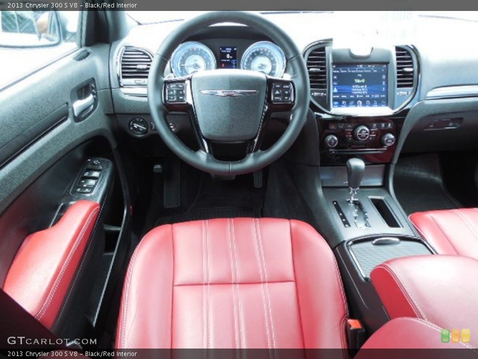 Black/Red Interior Dashboard for the 2013 Chrysler 300 S V8 #83759629