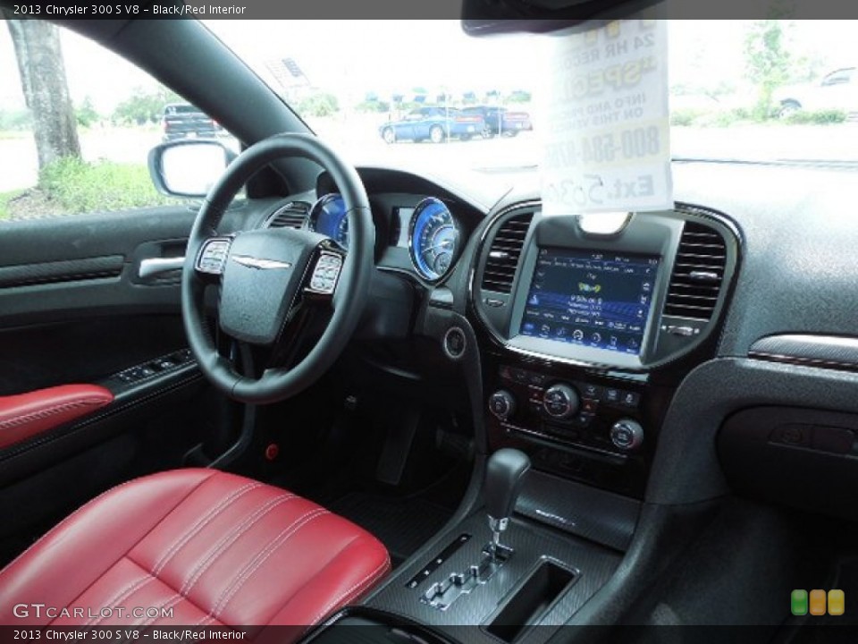 Black/Red Interior Dashboard for the 2013 Chrysler 300 S V8 #83759731